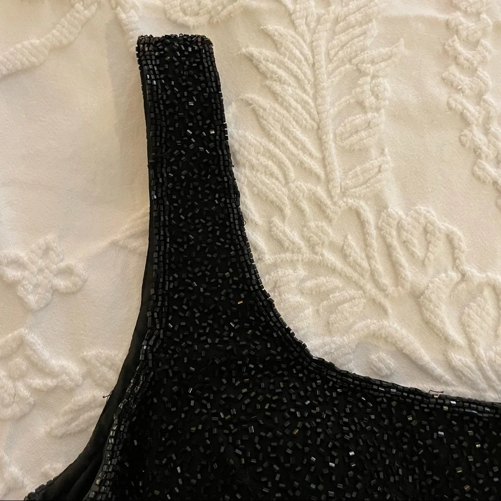 Cache sequined black top - Picture 3 of 5